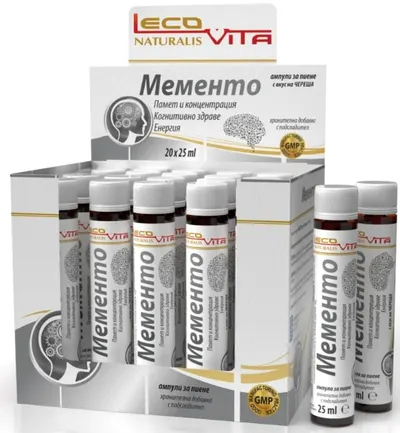 Memento, 20 de fiole x 25 ml, LecoVita