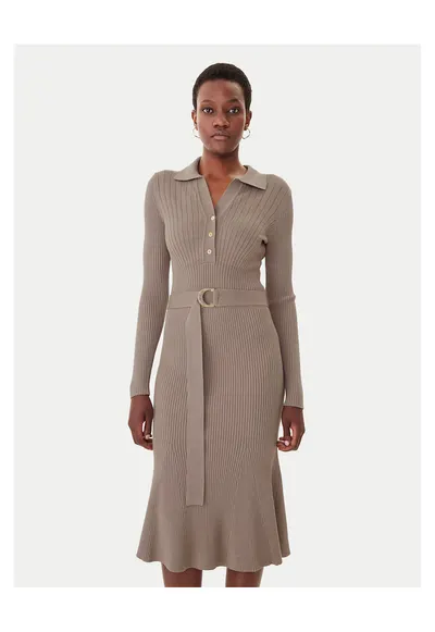 Rochie tricotata de dama Marciano Guess 5BGK07 5891Z - bej