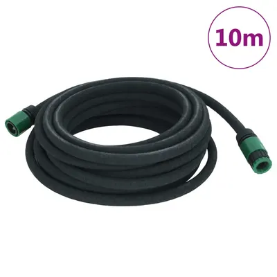 Gossi furtun poros de gradina, negru, 0,6, 10 m, cauciuc