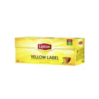 Ceai negru Lipton Classic Yellow Label 25 plicuri, 50 g Engros