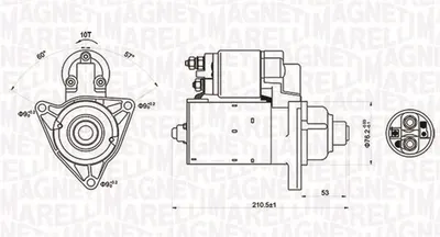 Electromotor (12V, 1,1kW) VW TRANSPORTER IV 1.8 2.0 intre 1990-2003