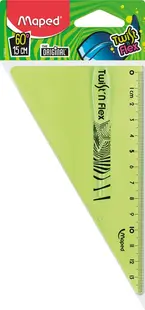 Triunghi Maped Twist'n Flex - 15 cm, verde