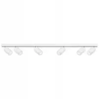 Plafoniera 6 becuri, dulie GU10, lungime 1200 mm, alb mat
