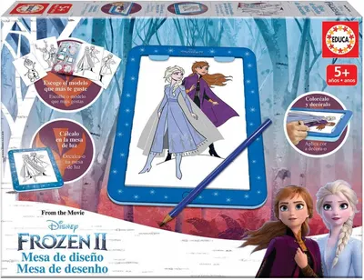 Tabletă luminoasă Educa - Regatul de Gheață 2
