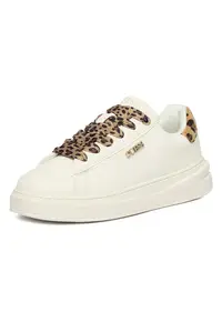 Adidasi copii - leopard - alb - sintetic