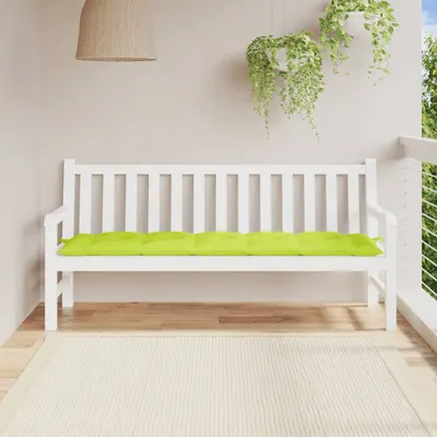 Gossi perna banca de gradina verde aprins 180x50x7 cm material oxford