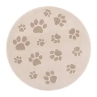 Covor pentru copii bej ø100 cm Paws Light Beige – FD