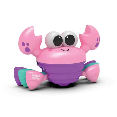 Jucărie interactivă Bright Starts - Crawling Crab, roz
