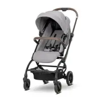 Carucior pentru nou-nascut, Lorelli Makaya, cu scaun rotativ 360 grade, cadru din aluminiu, pana la 22 kg, Grey