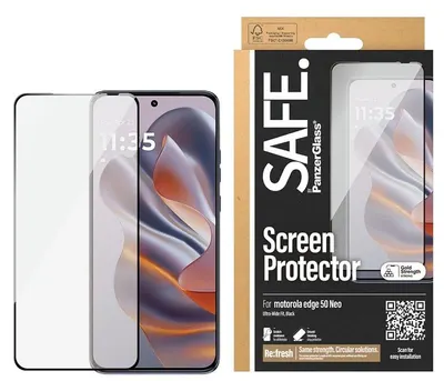 Protector de sticlă SAFE - Ultra Wide Fit, Motorola Edge 50 Neo, transparent