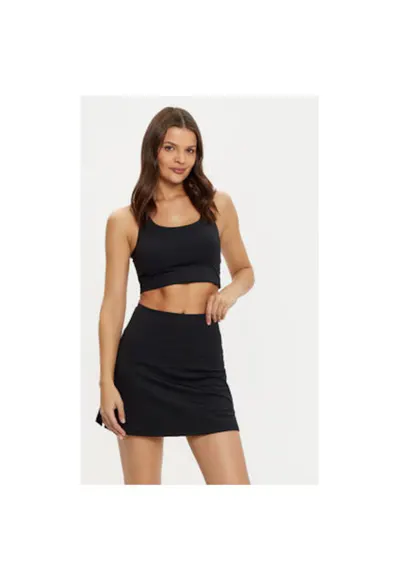 Fusta Dama - 305014092 - Poliester - Elastan - Negru - Negru