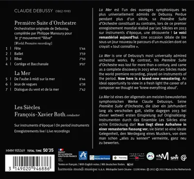 Debussy: La Mer. Premiere Suite d'orchestre