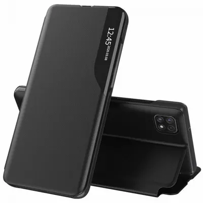Husa pentru Samsung Galaxy A22 5G A226, Techsuit, eFold, Neagra