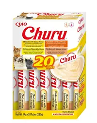 INABA Churu Variety Chicken&amp;Beef pui si vita pentru pisici multibox 20x14 g (280 g)