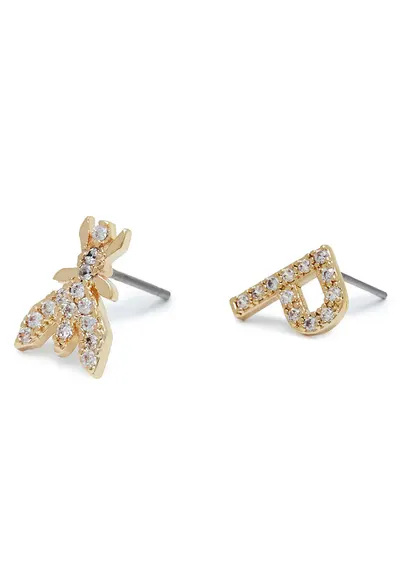 Cercei dama Gold/Crystal - 8J1056/M009 - material plastic