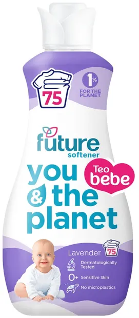 Balsam de rufe Future baby - Lavandă, 1,5 l, 75 spălări