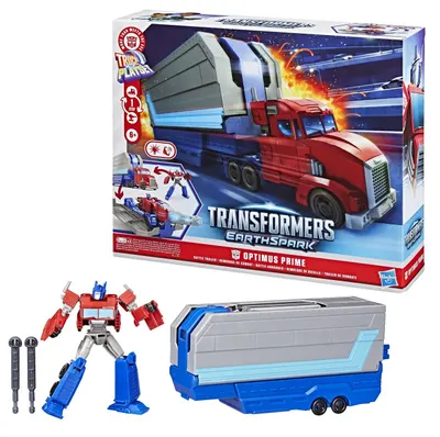 Set de joacă Hasbro Transformers - Optimus Prime, cu o figură în transformare