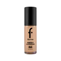 Fond de ten mat Perfect Coverage Mat Touch 301 Soft Beige, 30ml, Flormar