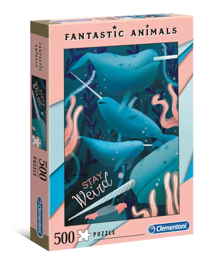 Puzzle 500 piese Clementoni Fantastic Animals