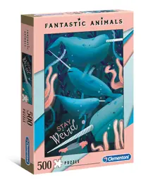 Puzzle 500 piese Clementoni Fantastic Animals