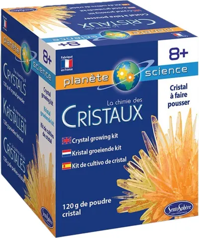 Trusa de știință Sentosphere - Crește cristal, galben