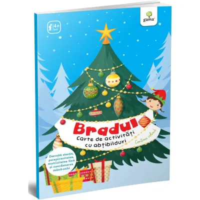 Bradul, Carte de activitati cu abtibilduri, Activitatile mele de Craciun