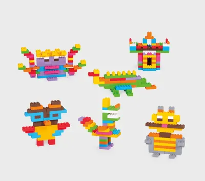 Set de construcție cu 350 de cuburi