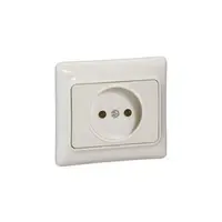 2P priza Kaptika - flush mounting - 16 A 250 V~ - ivory