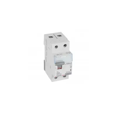 Intrerupator diferential - 2P 230 V~ - 100 mA - 25 A - tip AC