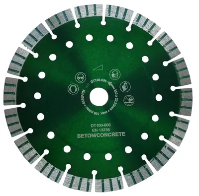 Disc DiamantatExpert pt. Beton armat - Turbo Laser 230x22.2 (mm) Profesional Standard - DXDH.1517.230
