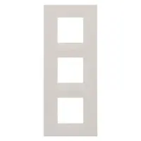 Placa ornament CProiector HORUS GEO International - IN TECHNOPOLYMER - 2+2+2 modul VERTICAL - IVORY - CProiector HORUS