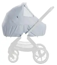 Pelerină de ploaie pentru cărucior 2 în 1 Hauck - Walk N Care, gri