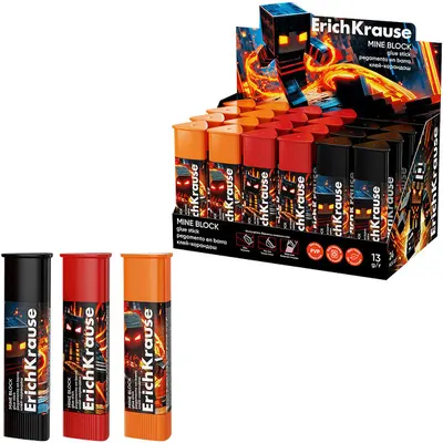Lipici uscat Erich Krause Mine Block - 13 g, sortiment