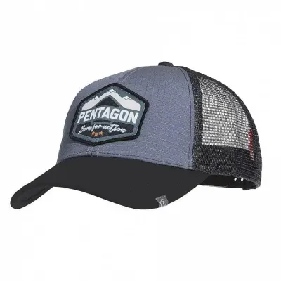 Sapca trucker Born For Action Pentagon - WOLF GREY