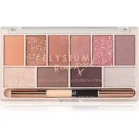 MUA Makeup Academy Elysium Remastered Paleta ochi umbre cu 10 nuante duo