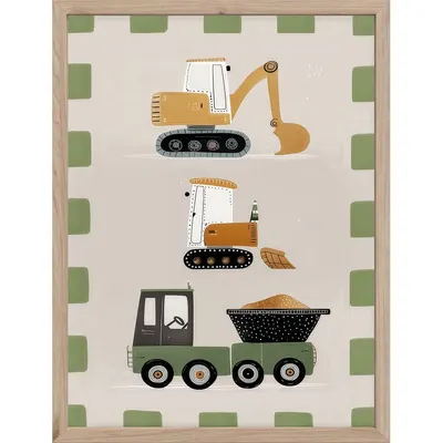 Tablou pentru copii 30x40 cm Baby The Builder – Styler