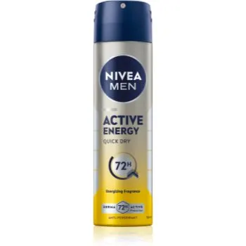 NIVEA MEN Active Energy spray anti-perspirant pentru barbati