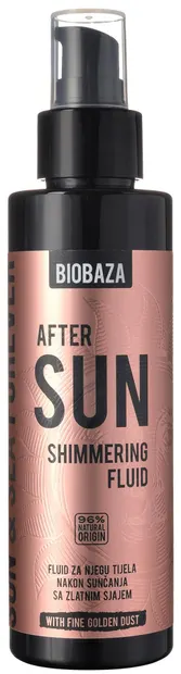 Biobaza Sun Lapte după plajă cu particule aurii, 150 ml