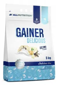 Gainer Delicious, vanilie, 3 kg, AllNutrition