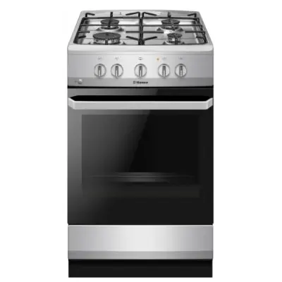 Aragaz Hansa FCGX5202092, 4 arzatoare, Gaz, 67 L, 50 cm, Clasa A (Inox)