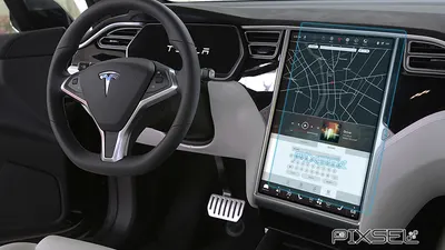 Sticla De Protectie Pixsel pentru Monitor Tesla Model S - 16.8" 2016-2021