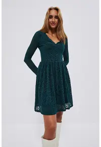 Rochie din dantela - Verde