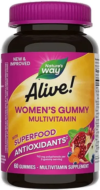 Alive Women's Gummy Multivitamin, 60 tablete, Nature's Way