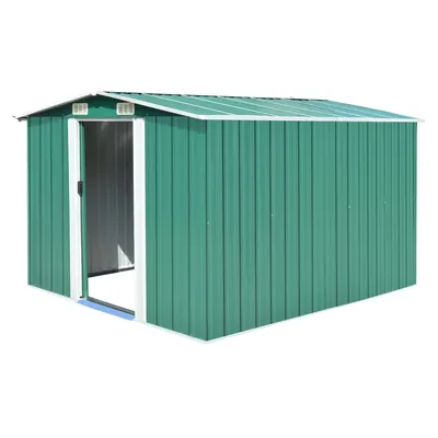 Gossi sopron de gradina, 257x298x178 cm, verde, metal
