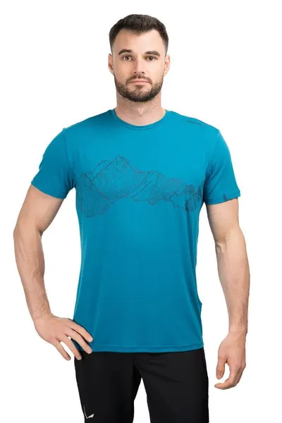 Koszulka męska Lenta Bamboo Light - Blue - Navy
