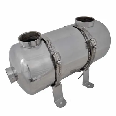 vidaXL Schimbător de căldură pentru piscină 355 x 134 mm 40 kW