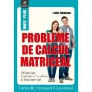 Probleme de calcul matriceal. Olimpiade. Concursuri scolare. Bacalaureat