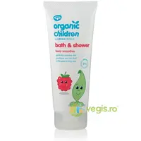 Gel de Dus si Spuma de Baie cu Fructe de Padure pentru Copii 200ml