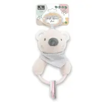 Jucarie de plus Ursulet Beige 20 cm cu forme geometrice zornaitoare 0 luni+