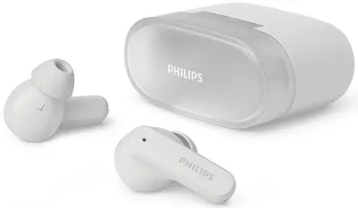 Căști fără fir Philips - TAT2000WT/00, TWS, ANC, albe
